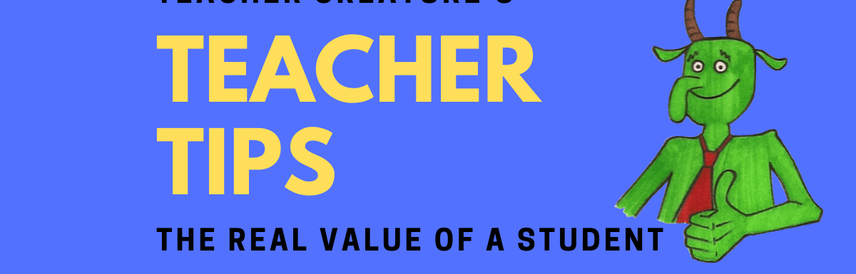 blog post cover for "the real value of an english student"